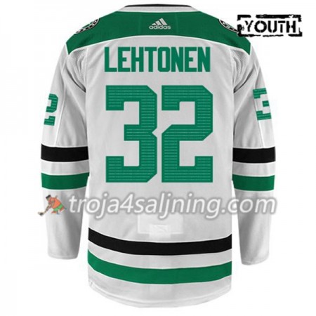 Dallas Stars tröja KARI LEHTONEN 32 Adidas Vit Authentic - NHL Tröjor Barn